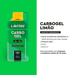 LAVITAN CARBOGEL SABOR LIMÃO 40G