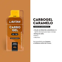 LAVITAN CARBOGEL SABOR CARAMELO 40G