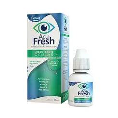 ACU FRESH LUBRIFICANTE OCULAR SOLUÇÃO OFTÁLMICA 5MG/ML 10ML