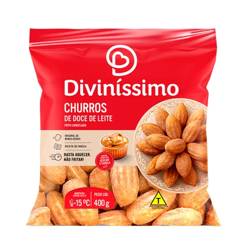 CHURROS DOCE LEITE DIVINISSIMO 500G