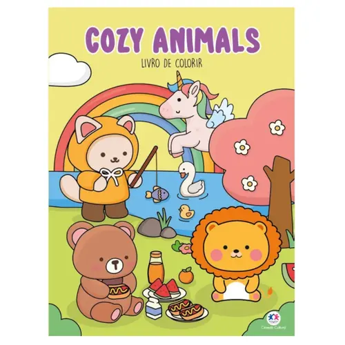 LIVRO DE COLORIR COZY ANIMALS
