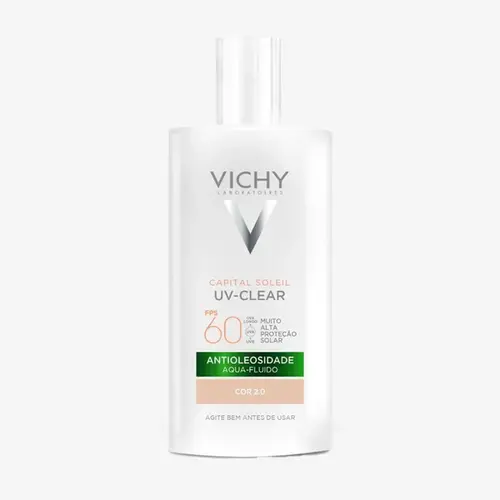 PROTETOR SOLAR FACIAL VICHY CAPITAL SOLEIL UV-CLEAR FPS60 COR 2.0 40G