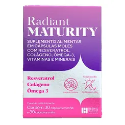 SUPLEMENTO RADIANT MATURITY 30 MANHÃ + 30 CAPSULAS NOITE