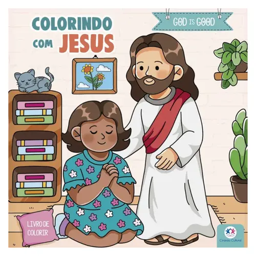 LIVRO DE COLORIR COLORINDO COM JESUS