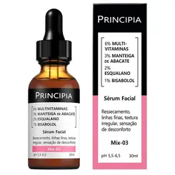PRINCIPIA SERUM 6% MULTIVITAMINAS + MANT. ABACATE+ESQUALANO - MULTIRREPARADOR