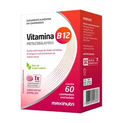 VITAMINA B12 MAXINUTRI COM 60 CAPSULAS