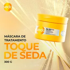 MASCARA DE TRATAMENTO SEDA TOQUE DE SEDA 300G