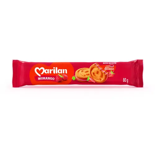 BISCOITO MARILAN MORANGO 80G