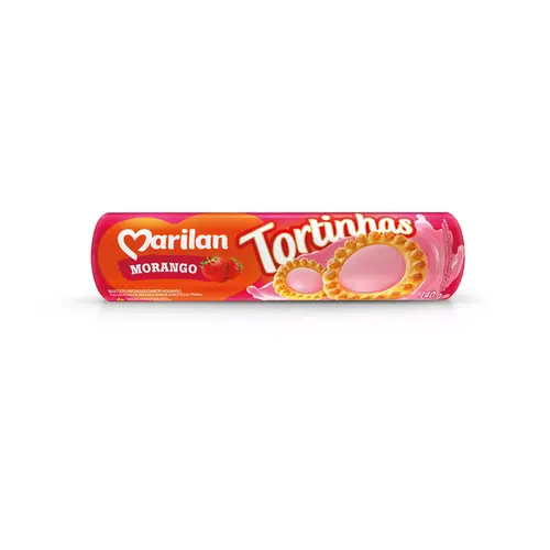 BISCOITO MARILAN TORTINHAS MORANGO 140G