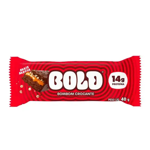 BARRA DE PROTEINA BOLD BOMBOM CROCANTE 40G