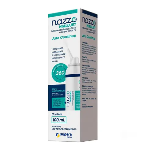 NAZZO HIALUJET SPRAY NASAL 5 EM 1 100ML