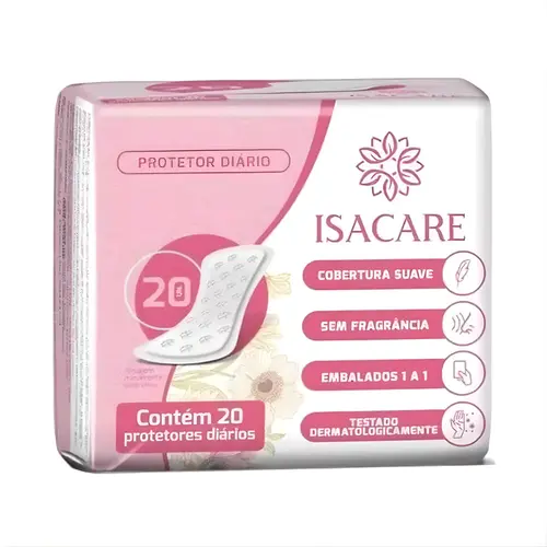 PROTETOR DIARIO ISACARE SUAVE 20 UNIDADES