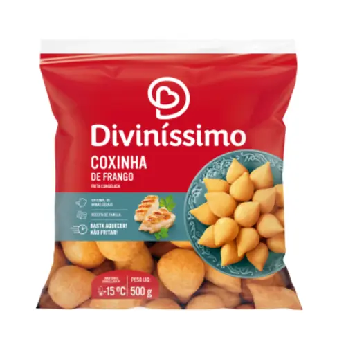 COXINHA FRANGO DIVINISSIMO 500G
