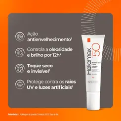PROTETOR SOLAR FACIAL HELIOMAX FLUIDO FPS50 50G