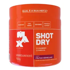 TERMOGENICO MAX TITANIUM SHOT DRY SABOR MARACUJA 150G