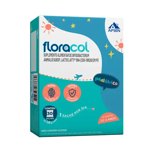 FLORACOL SIMBIÓTICO COM 30 SACHES