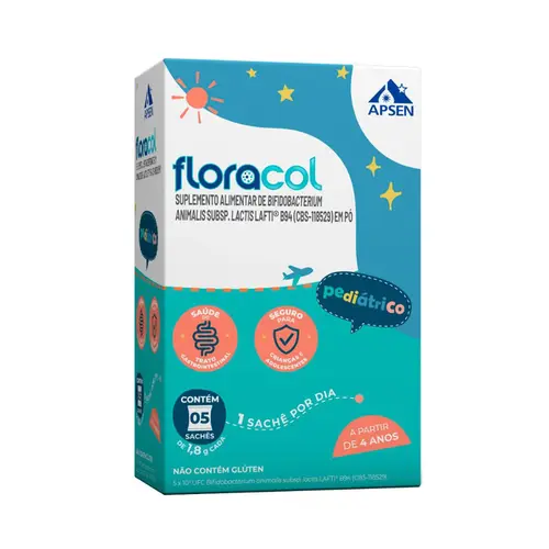 FLORACOL SIMBIÓTICO COM 5 SACHES