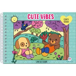 LIVRO DE COLORIR CUTE VIBES