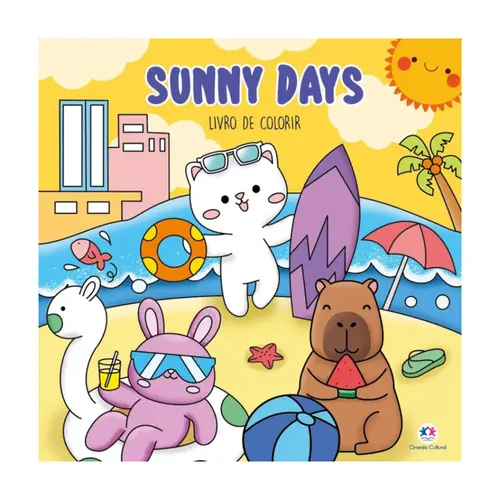 LIVRO DE COLORIR SUNNY DAYS