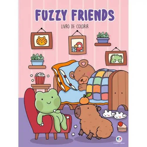 LIVRO DE COLORIR FUZZY FRIENDS