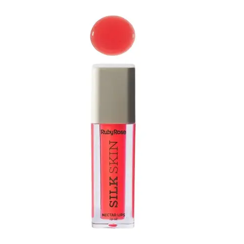 GLOSS LABIAL RUBY ROSE SILK SKIN SHINE ROUGE 5ML