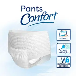 ROUPA INTIMA TENA PANTS CONFORT TAMANHO P/M 24 UNIDADES