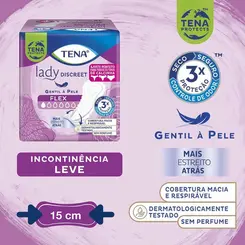 PROTETOR DIÁRIO TENA LADY DISCREET FLEX 15 UNIDADES