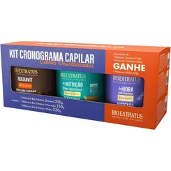 KIT BIO EXTRATUS CRONOGRAMA CAPILAR - CABELOS DESVITALIZADOS