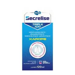 SECRELISE TRIPLA AÇAO XAROPE - TOSSE SECA 120ML