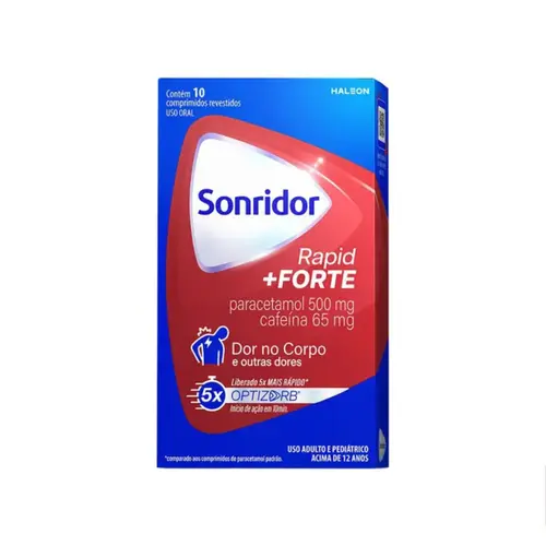 SONRIDOR RAPID + FORTE COM 4 COMPRIMIDOS