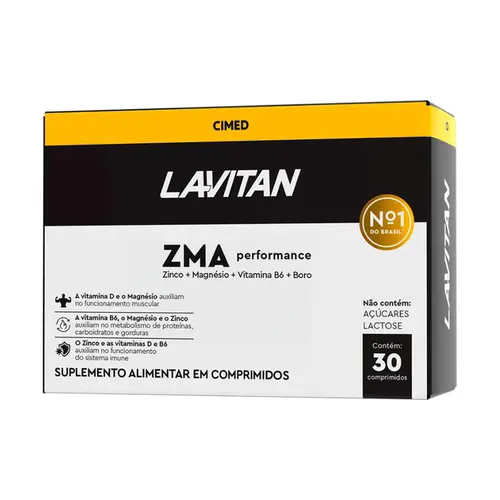 SUPLEMENTO LAVITAN ZMA PERFORMANCE 30 COMPRIMIDOS