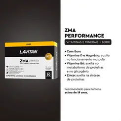 SUPLEMENTO LAVITAN ZMA PERFORMANCE 30 COMPRIMIDOS