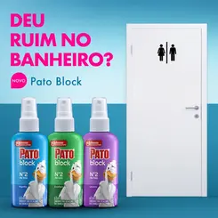 PATO BLOCK BLOQUEADOR DE ODORES SANITÁRIO - ALGODAO 60ML