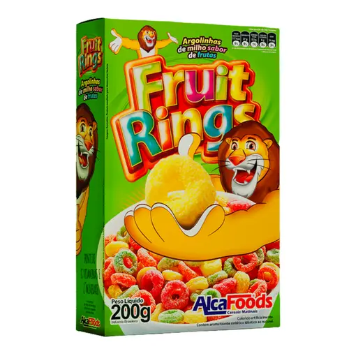 CEREAL FRUIT RINGS ALCAFOODS 200G