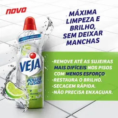 LIMPADOR MULTIUSO VEJA POWER FUSION LIMAO 500ML
