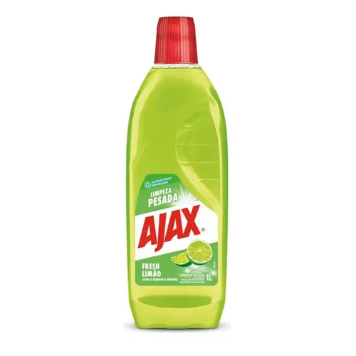 LIMPADOR AJAX LIMPEZA PESADA FRESH LIMAO 1L