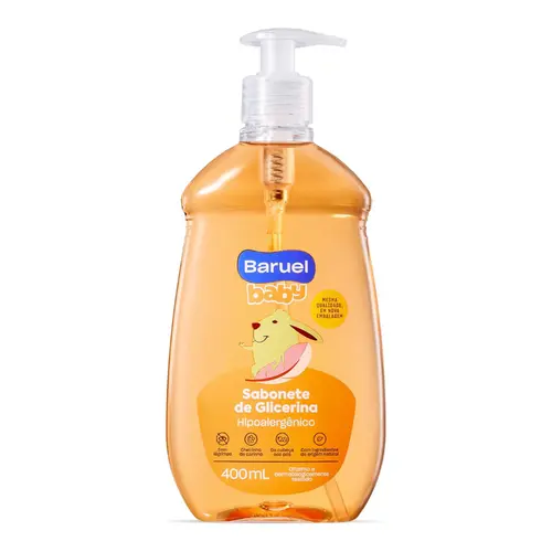 SABONETE BARUEL BABY GLICERINA - INFANTIL 400ML