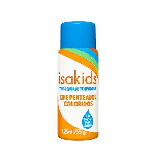 ISAKIDS TINTA COLORIDA EM SPRAY PARA CABELO AZUL 125ML