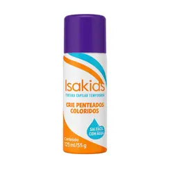 ISAKIDS TINTA COLORIDA EM SPRAY PARA CABELO ROXO 125ML