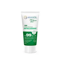 PROTETOR SOLAR FACIAL ANASOL FPS 99 ANTIOLEOSIDADE 40G
