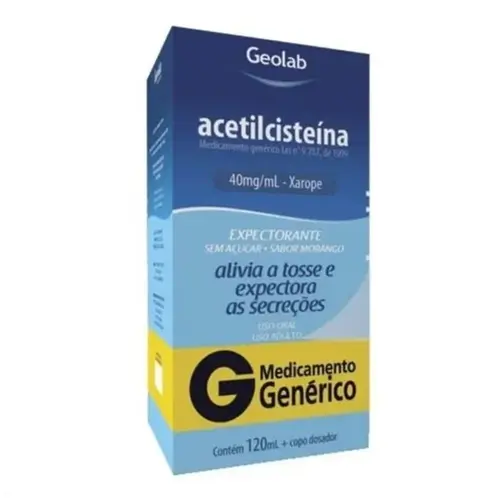 ACETILCISTEINA 40 MG XAROPE ADULTO 120 ML