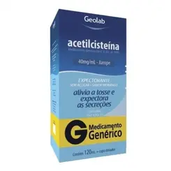 ACETILCISTEINA 40 MG XAROPE ADULTO 120 ML