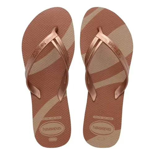 CHINELO HAVAIANAS ELEGANCE ROSE GOLD TAMANHO 41/42