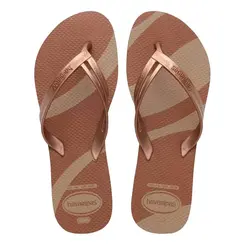 CHINELO HAVAIANAS ELEGANCE ROSE GOLD TAMANHO 41/42
