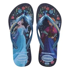 CHINELO HAVAIANAS PRINCESS AZUL TAMANHO 35