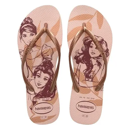 CHINELO HAVAIANAS DISNEY ROSA BALLET TAMANHO 33