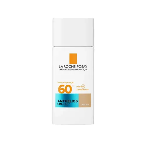 PROTETOR SOLAR FACIAL LA ROCHE ANTHELIOS UVAIR FPS60 COR 2.0 45ML