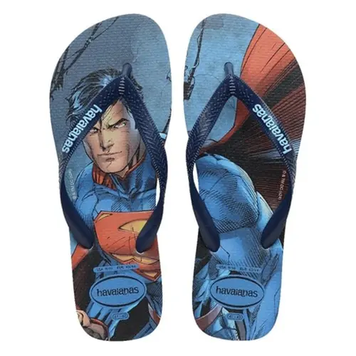 CHINELO HAVAIANAS TOP HEROIS AZUL LAVANDA TAMANHO 39