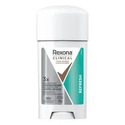 DESODORANTE REXONA CLINICAL STICK EM CREME REFRESH 58G