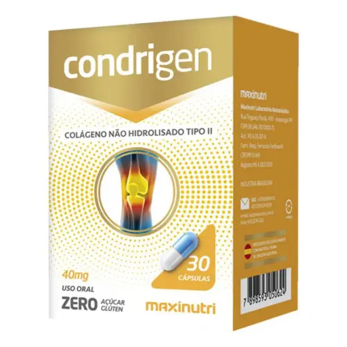 CONDRIGEN 40MG COLAGENO TIPO II COM 30 CAPSULAS